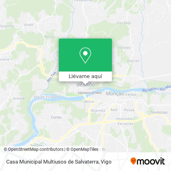 Mapa Casa Municipal Multiusos de Salvaterra