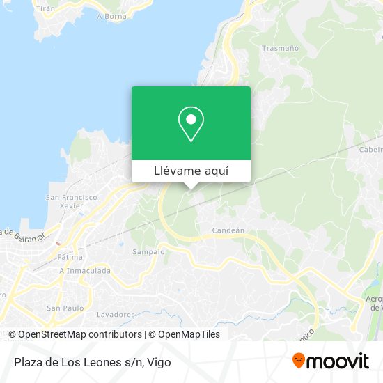 Mapa Plaza de Los Leones s/n