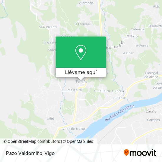 Mapa Pazo Valdomiño