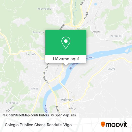 Mapa Colegio Publico Chans-Randufe