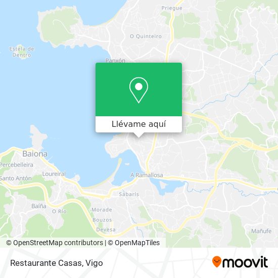 Mapa Restaurante Casas