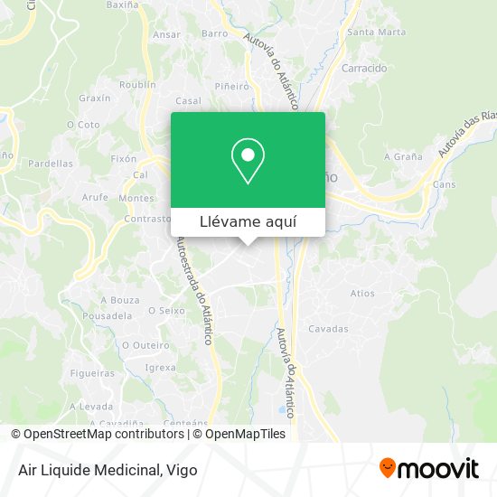 Mapa Air Liquide Medicinal