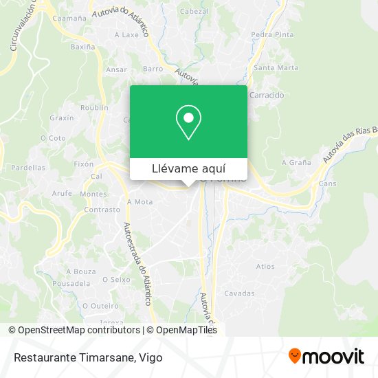 Mapa Restaurante Timarsane