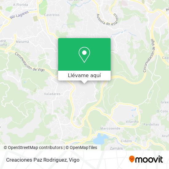 Mapa Creaciones Paz Rodriguez