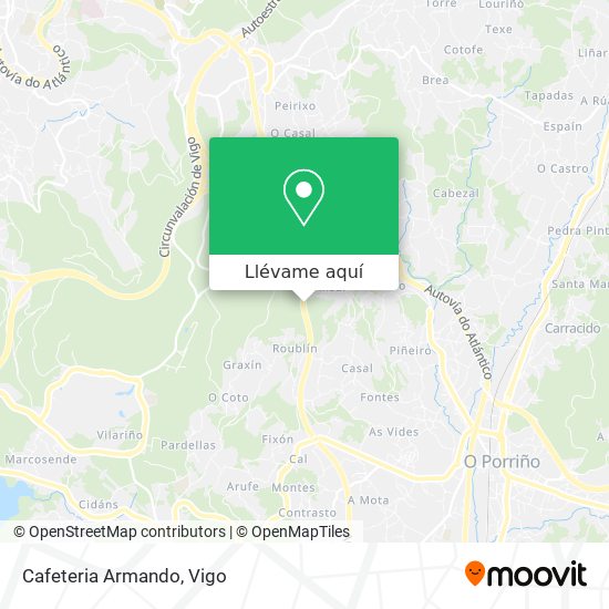 Mapa Cafeteria Armando