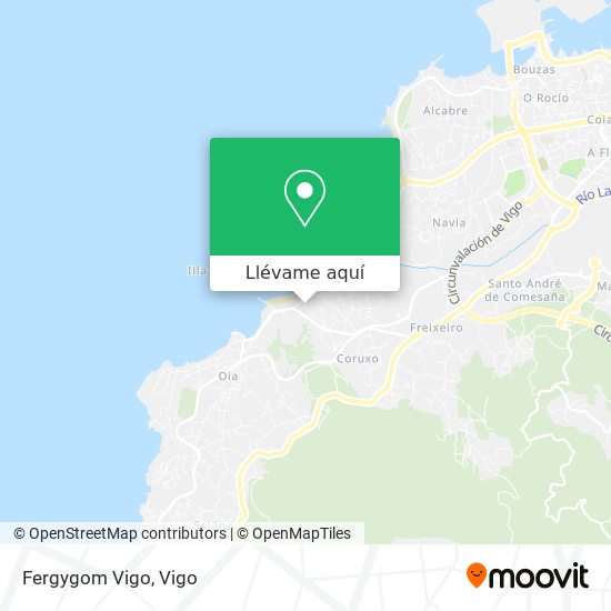 Mapa Fergygom Vigo