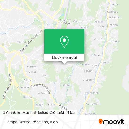 Mapa Campo Castro Ponciano