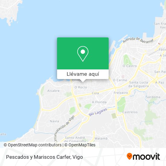 Mapa Pescados y Mariscos Carfer