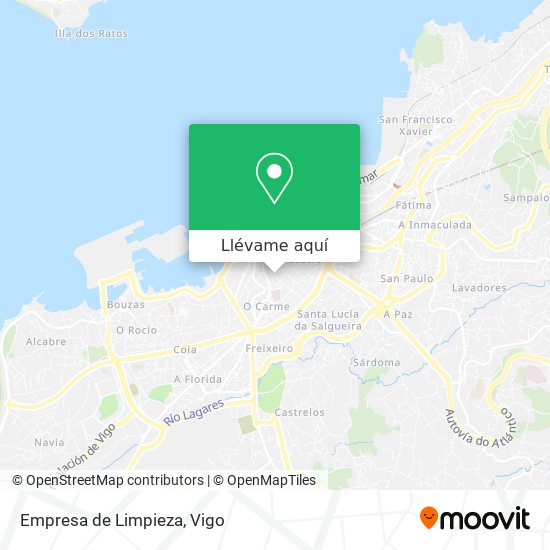 Mapa Empresa de Limpieza