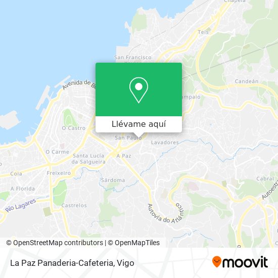 Mapa La Paz Panaderia-Cafeteria