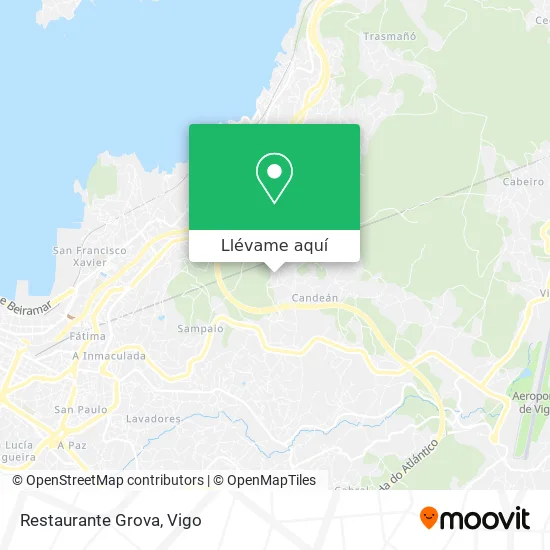 Mapa Restaurante Grova