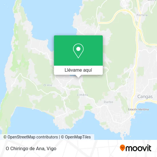 Mapa O Chiringo de Ana