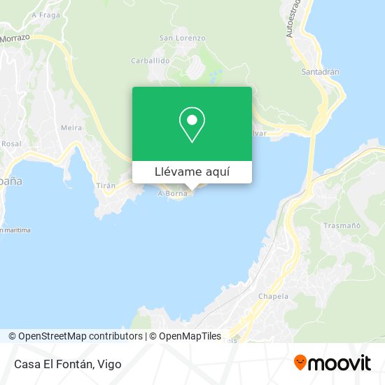 Mapa Casa El Fontán