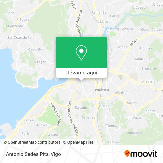 Mapa Antonio Sedes Pita