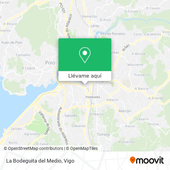 Mapa La Bodeguita del Medio