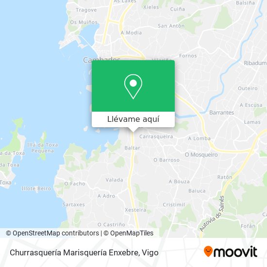 Mapa Churrasquería Marisquería Enxebre