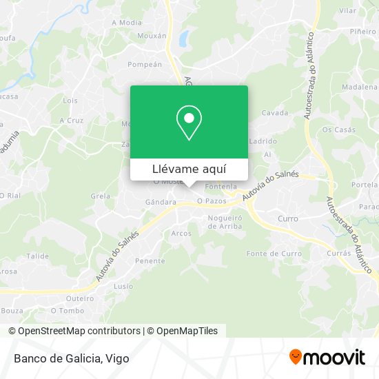 Mapa Banco de Galicia