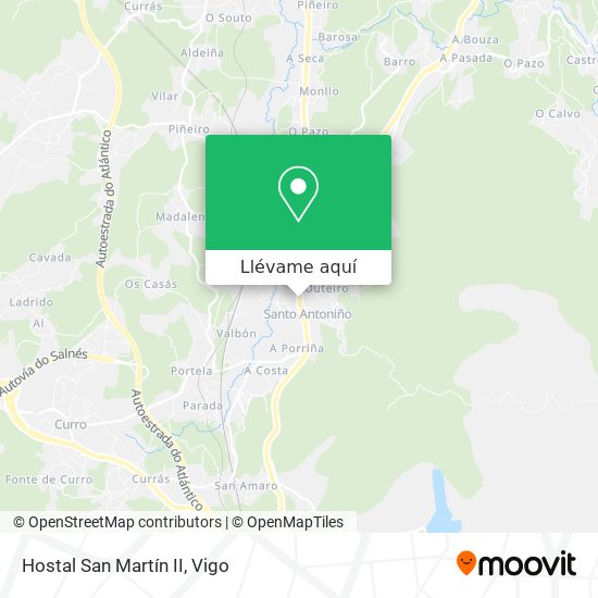 Mapa Hostal San Martín II