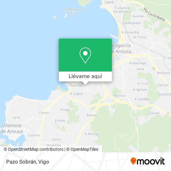Mapa Pazo Sobrán