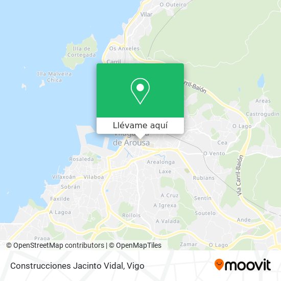 Mapa Construcciones Jacinto Vidal