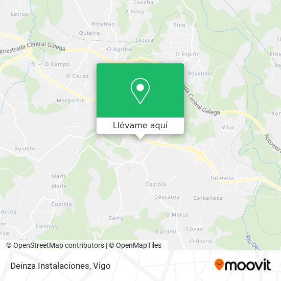 Mapa Deinza Instalaciones