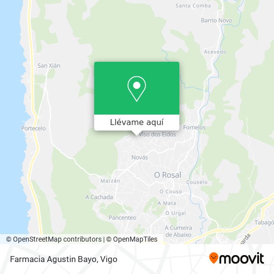 Mapa Farmacia Agustin Bayo