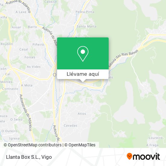 Mapa Llanta Box S.L.