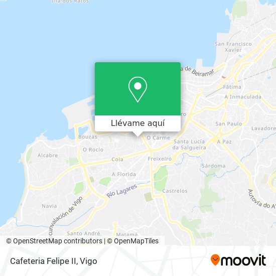 Mapa Cafeteria Felipe II