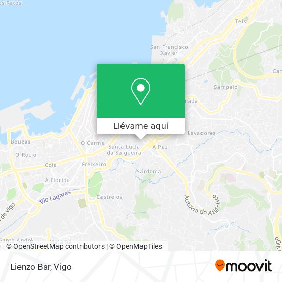 Mapa Lienzo Bar