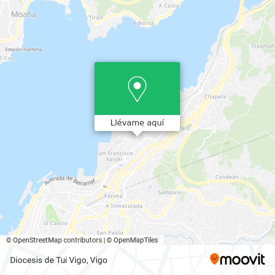 Mapa Diocesis de Tui Vigo