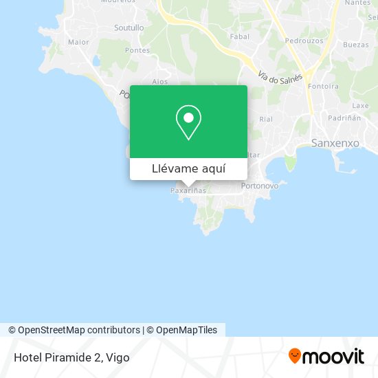Mapa Hotel Piramide 2
