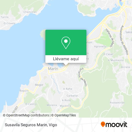 Mapa Susavila Seguros Marin