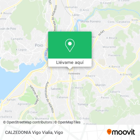 Mapa CALZEDONIA Vigo Vialia