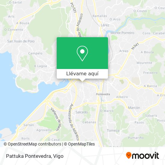 Mapa Pattuka Pontevedra
