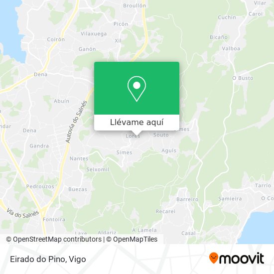 Mapa Eirado do Pino