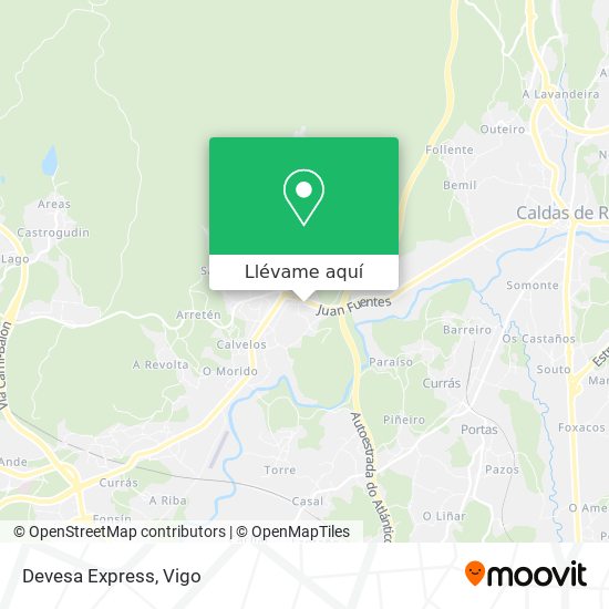 Mapa Devesa Express