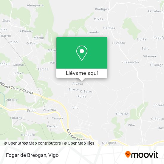 Mapa Fogar de Breogan