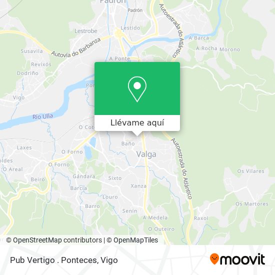 Mapa Pub Vertigo . Ponteces