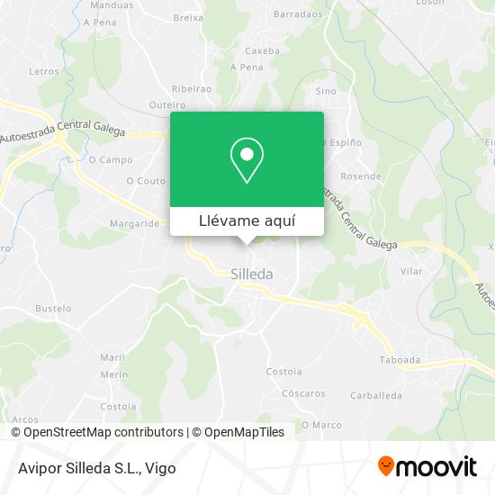 Mapa Avipor Silleda S.L.