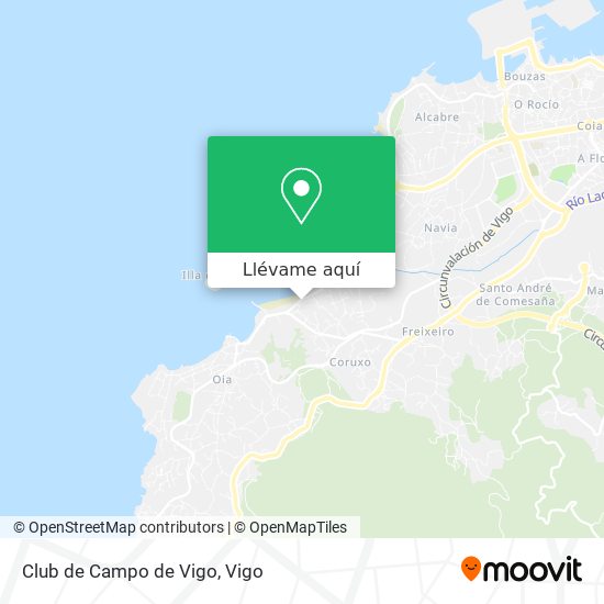 Mapa Club de Campo de Vigo