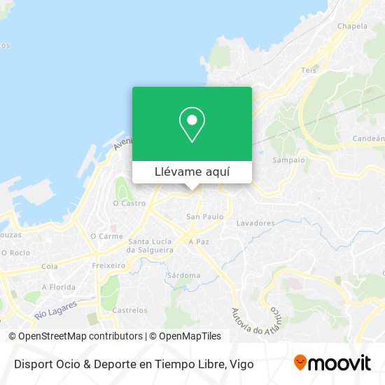 Mapa Disport Ocio & Deporte en Tiempo Libre