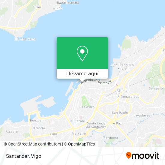 Mapa Santander