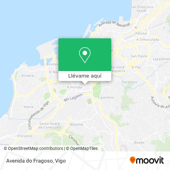 Mapa Avenida do Fragoso