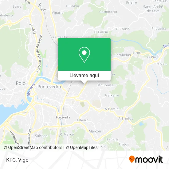 Mapa KFC