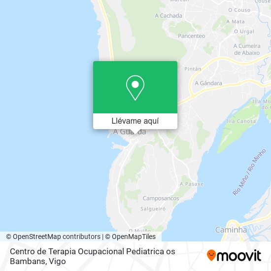 Mapa Centro de Terapia Ocupacional Pediatrica os Bambans
