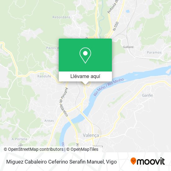 Mapa Miguez Cabaleiro Ceferino Serafin Manuel