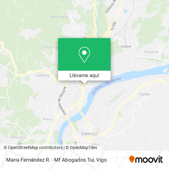 Mapa María Fernández R. - Mf Abogados Tui