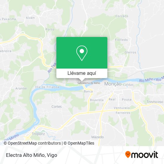 Mapa Electra Alto Miño