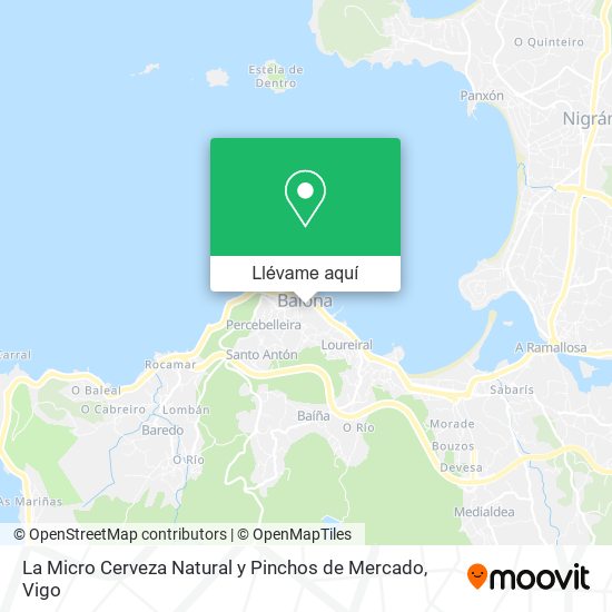 Mapa La Micro Cerveza Natural y Pinchos de Mercado