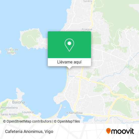 Mapa Cafeteria Anonimus